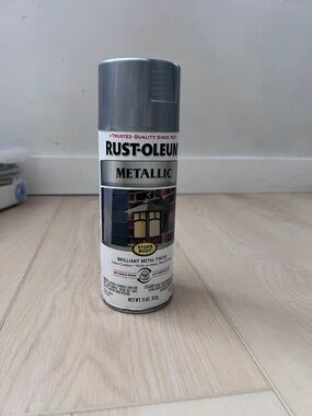 NEW Rust-Oleum Metallic Spray Paint - brilliant metal finish.